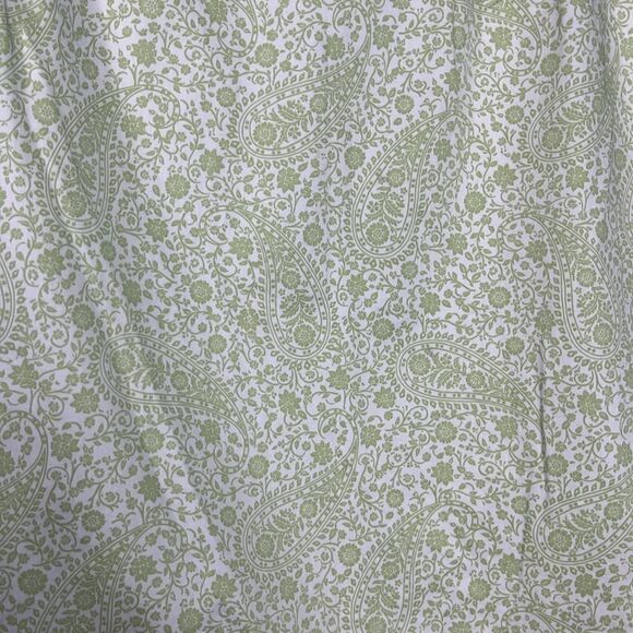 Brooks Brothers Springtime lime green paisley print! A-line size 12 - Picture 5 of 5